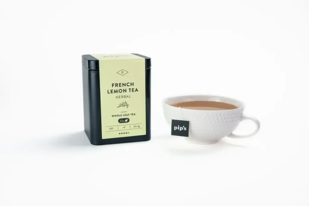 Blik twenties PIP's french tea Lemon 20 st. 