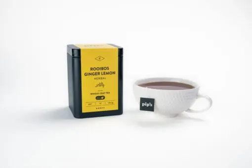 Blik twenties PIP's rooibos ginger lemon 20 st. 