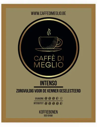 500 gr. koffie bonen 'INTENSO' Caffè Di Meglio 